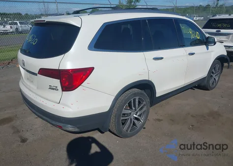 2016 Honda Pilot Elite z USA, uszkodzony, nr VIN 5FNYF6H07GB126330